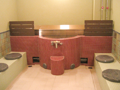 スチームコンベクタサウナ室